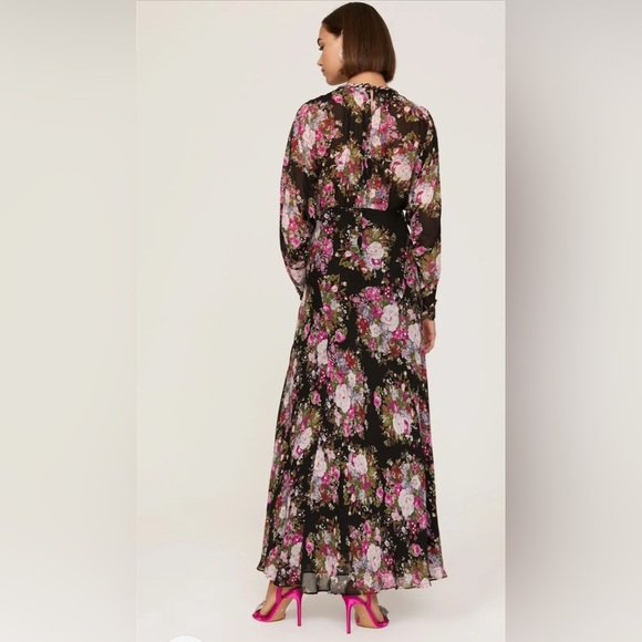 LoveShackFancy Daya Gown Floral Long Sleeve Maxi Dress size 6 - Picture 4 of 13